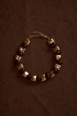 Alizae Stone and Gold Choker