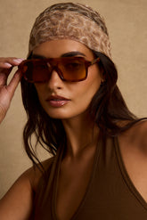 Horizon Tortoise Shell Aviator Sunglasses