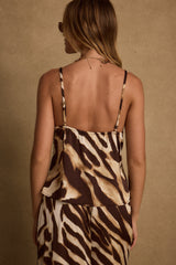 Kiki Mocha Zebra Tank