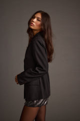 Kori Black Fitted Blazer