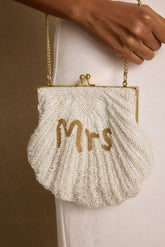 MRS Beaded Shell Bag