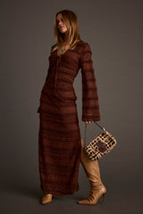 Melrose Espresso Maxi Dress