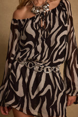 Mirage Silver Chain Belt
