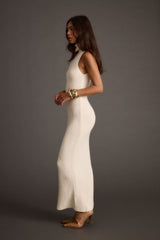 Monique Cream Sweater Maxi Dress