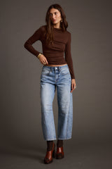 Romy Espresso Top