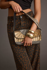 Runyon Set of 2 Gold Cuff Bangles