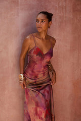 Marisela Berry Maxi Dress