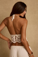 Sorella Cream Halter Top