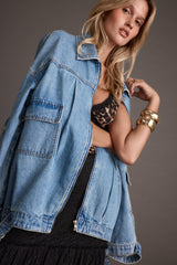 Axel Denim Cargo Jacket