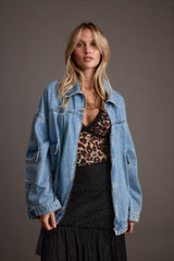 Axel Denim Cargo Jacket