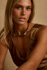 Ariana Beaded Stacked Necklace