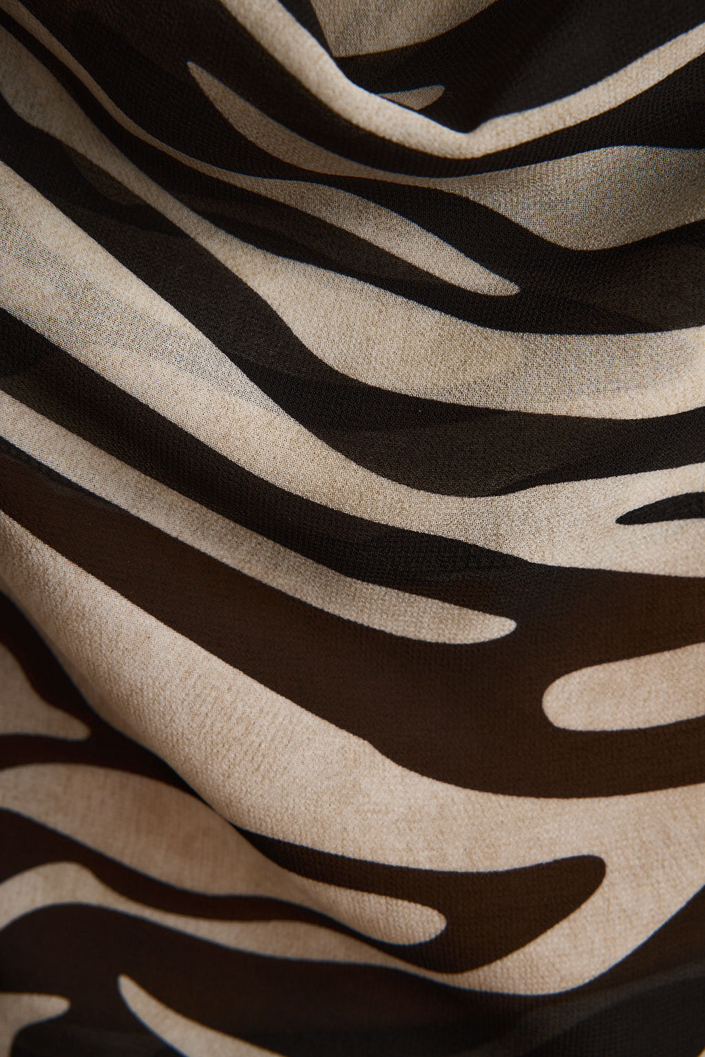 Celia Zebra Cowl Neck Tank