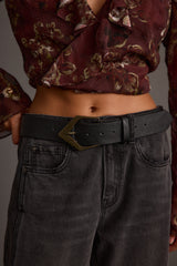 Calder Black Interchangeable Buckle Belt