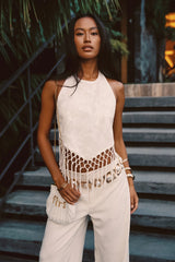 MRS Beaded Shell Bag