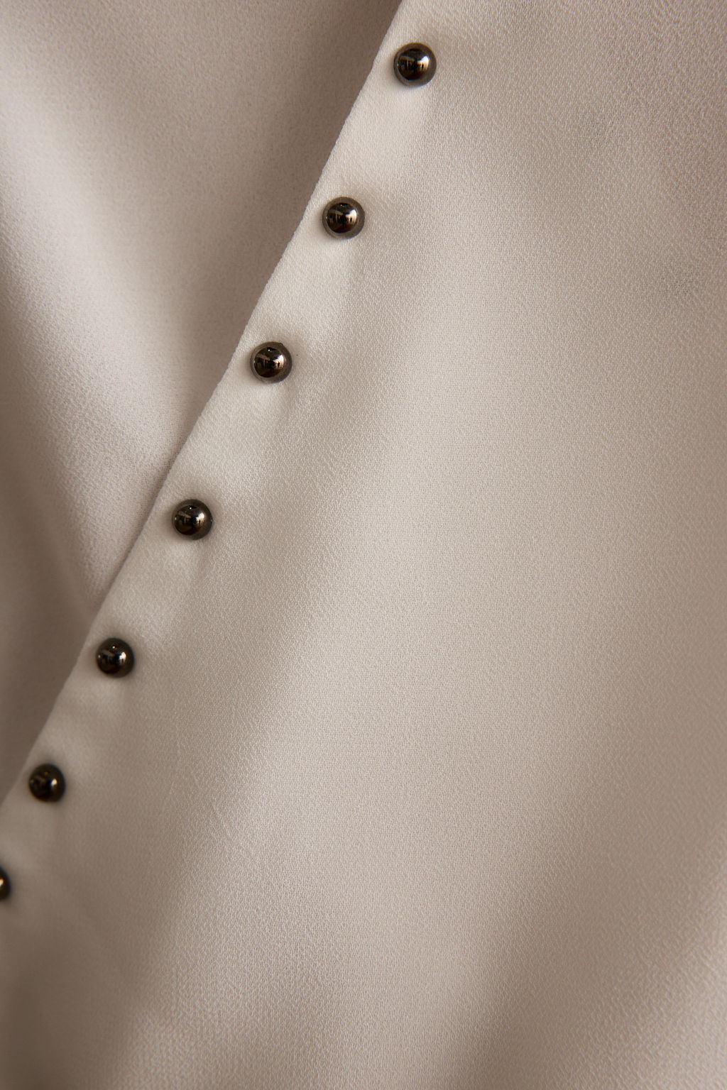 Georgia White Studded Halter Top