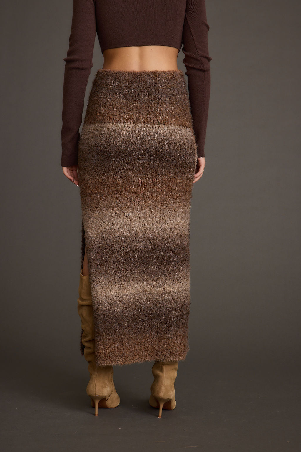 Helena Ombre Sweater Midi Skirt