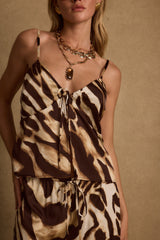 Kiki Mocha Zebra Tank