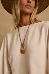 Lani Gold Pendant Necklace