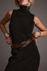 Motley Leopard Belt
