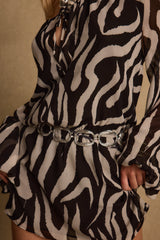 Mirage Silver Chain Belt