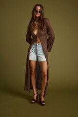 Oakley Mocha Knit Maxi Cardigan
