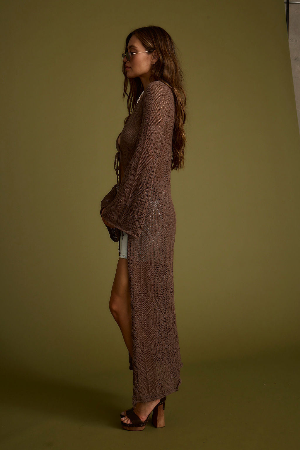 Oakley Mocha Knit Maxi Cardigan