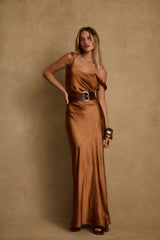 Orion Bronze Maxi Dress