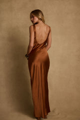 Orion Bronze Maxi Dress