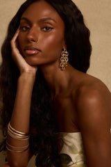 Paula Gold Statement Earrings