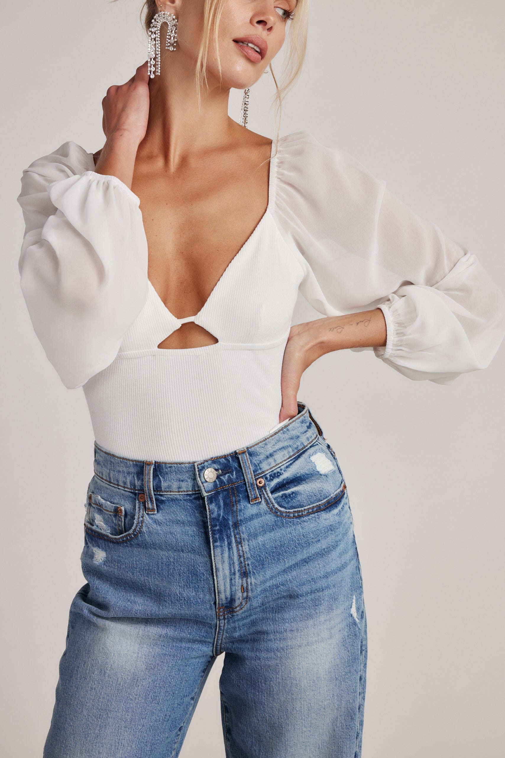 Roxie White Bodysuit