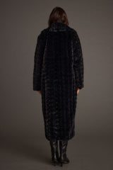 Sasha Black Floor Length Coat