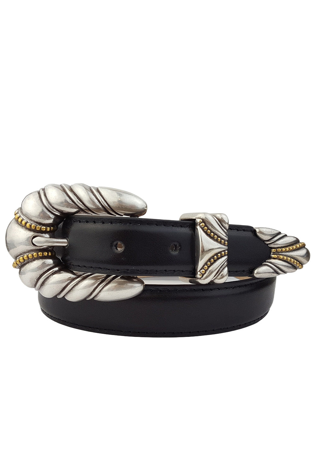 Siesta Black and Silver Belt