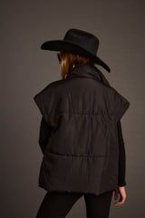 Summit Black Puffer Vest