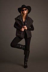 Summit Black Puffer Vest