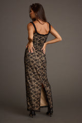Temptation Black Lace Maxi Dress