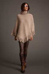 Tabitha Dark Taupe Poncho