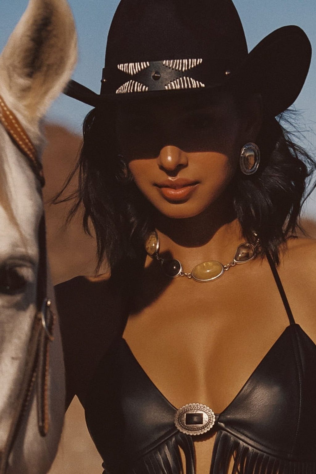 Talon Black Suede Cowboy Hat