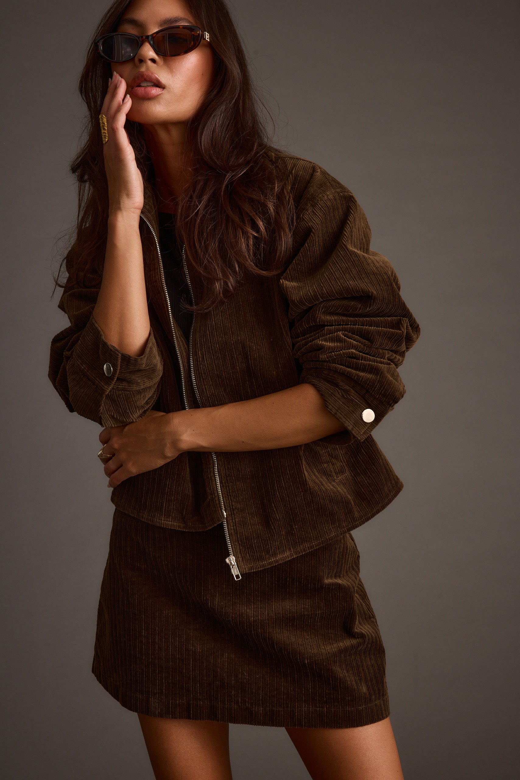 Gramercy Mocha Corduroy Jacket