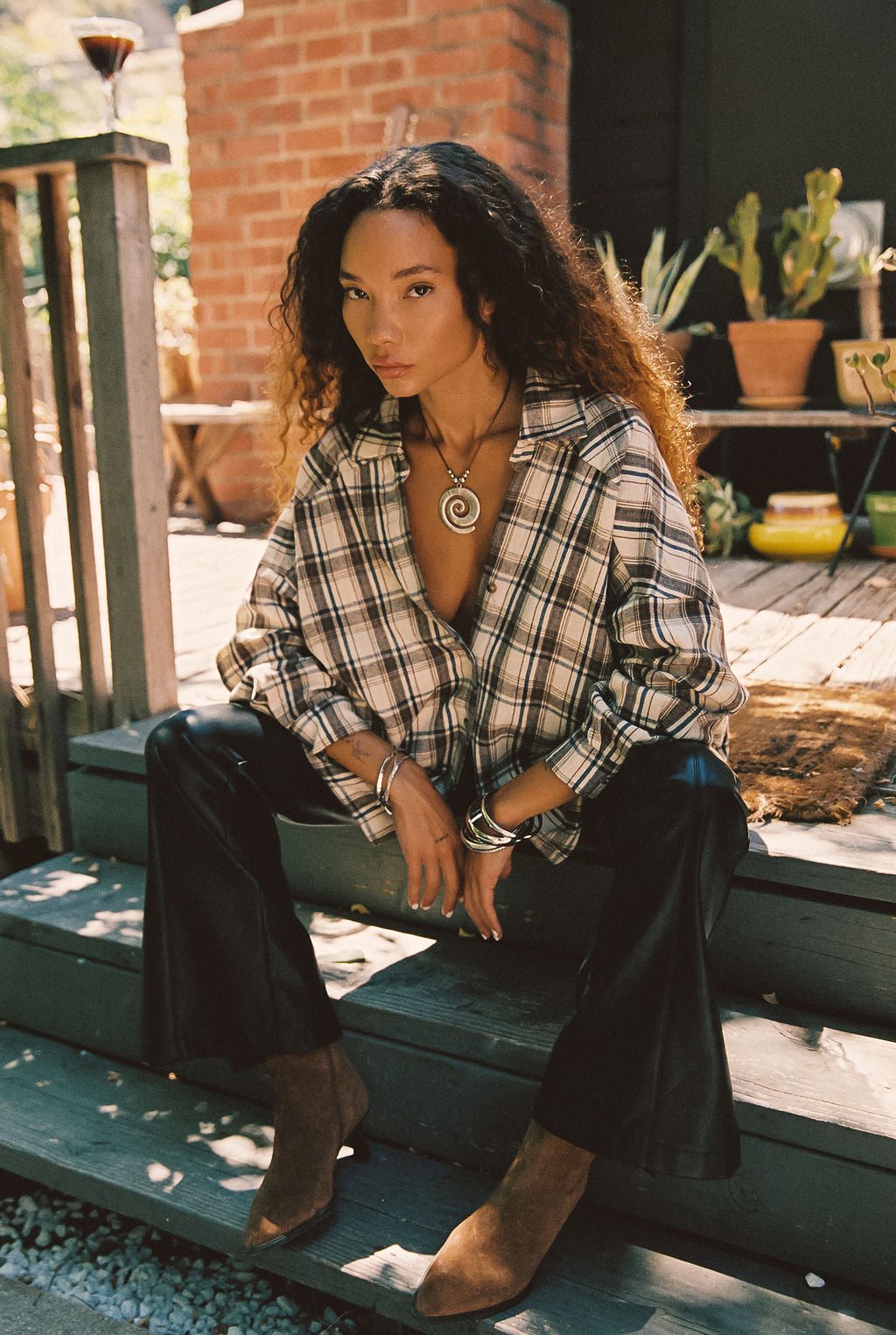 Williamsburg Beige Plaid Flannel