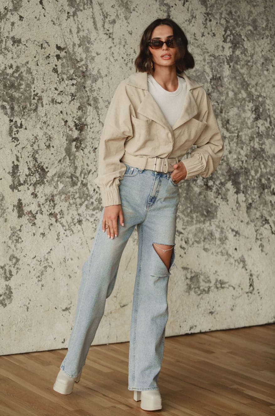 Jones Bone Cropped Corduroy Jacket